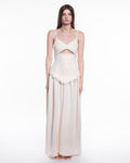 Layan Full Length Beige Dress